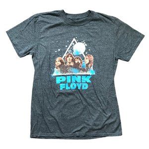 Pink Floyd Womens Seamless Crewneck Band Tee Graphic T-Shirt Medium Short Sleeve